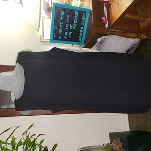 VINTAGE Little Black Dress Thick Nice Material Dress Size Medium